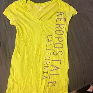 light green aeropostal v-neck